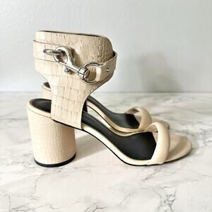 Rebecca Minkoff Malina Too Clay Leather Ankle Cuff Sandals women’s size 8